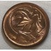 AUSTRALIA 1981 . TWO 2 CENTS COIN . FRILLED NECK LIZARD